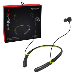 Open Box, Unused AirSound X100 Sports Wireless Bluetooth in-Ear Headphones Pack of 10