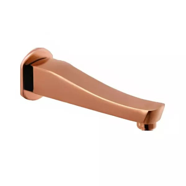 Cera Perla Single Lever Wall Mount Bath Tub Spout with Wall Flange Rose Gold F1012661RG