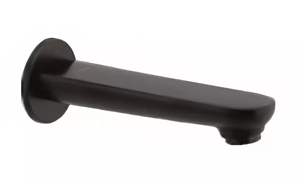 Cera Brooklyn Single Lever Wall Mount Bath Tub Spout with Wall Flange Matte Black F1018661MB