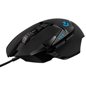 Open Box Unused Logitech G502 Hero High Performance Wired Gaming Mouse, Hero 25K Sensor, 25,600 DPI, RGB