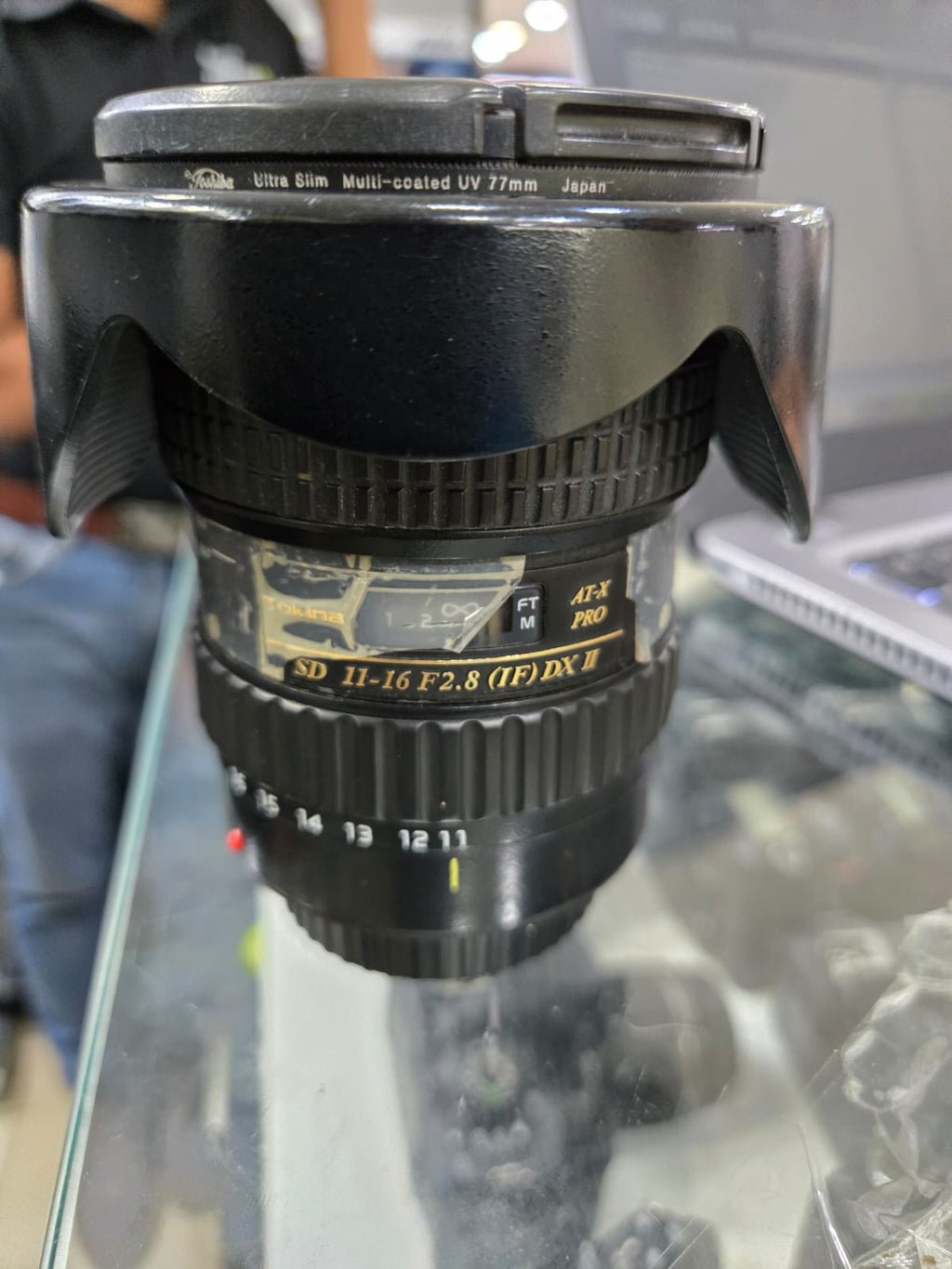 Used Tokina AT X 116 Pro DX II 11 16mm f 2.8 Lens for Canon APS C