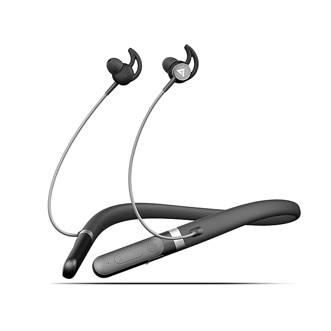 Open Box, Unused Boult Audio ZCharge Bluetooth Earphones with 40H Playtime, Dual Pairing Neckband