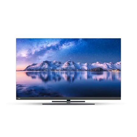 Open Box Unused Haier 55 Inch 4K Metal Bezel Less Google Android TV Smart AI Plus, LED Black