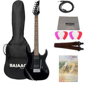 Ibanez GRX20 GIO Series 6-String Electric Guitar Bundle with Gigbag, Straps, Cloth, Picks, Cable & Ebook