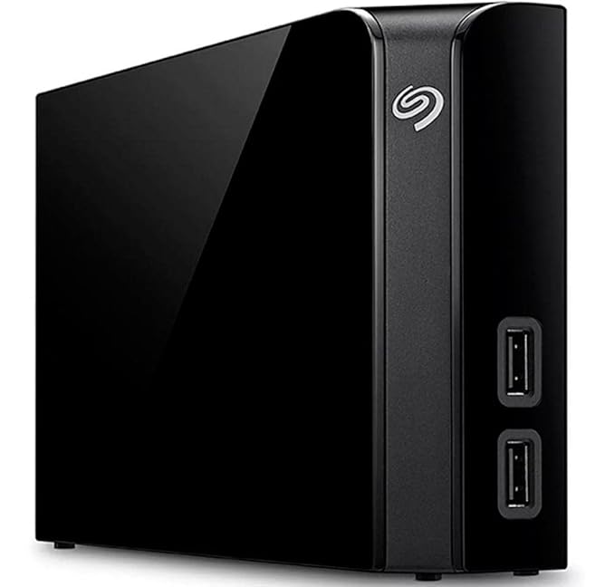 Open Box Unused Seagate Backup Plus Hub 6 TB Desktop HDD USB 3.0 for Windows and Mac, 3 yr Data Recovery Services, Desktop Hard Drive with 2 USB Ports, 6 Month Mylio Create and Dropbox Plan STEL6000300