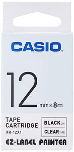 Casio XR-12X Label Printer Tape Clear