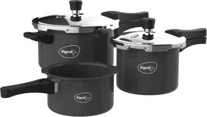 Open Box, Unused Pigeon by Stovekraft Limited Induction Bottom Hard Anodised Pressure Cooker