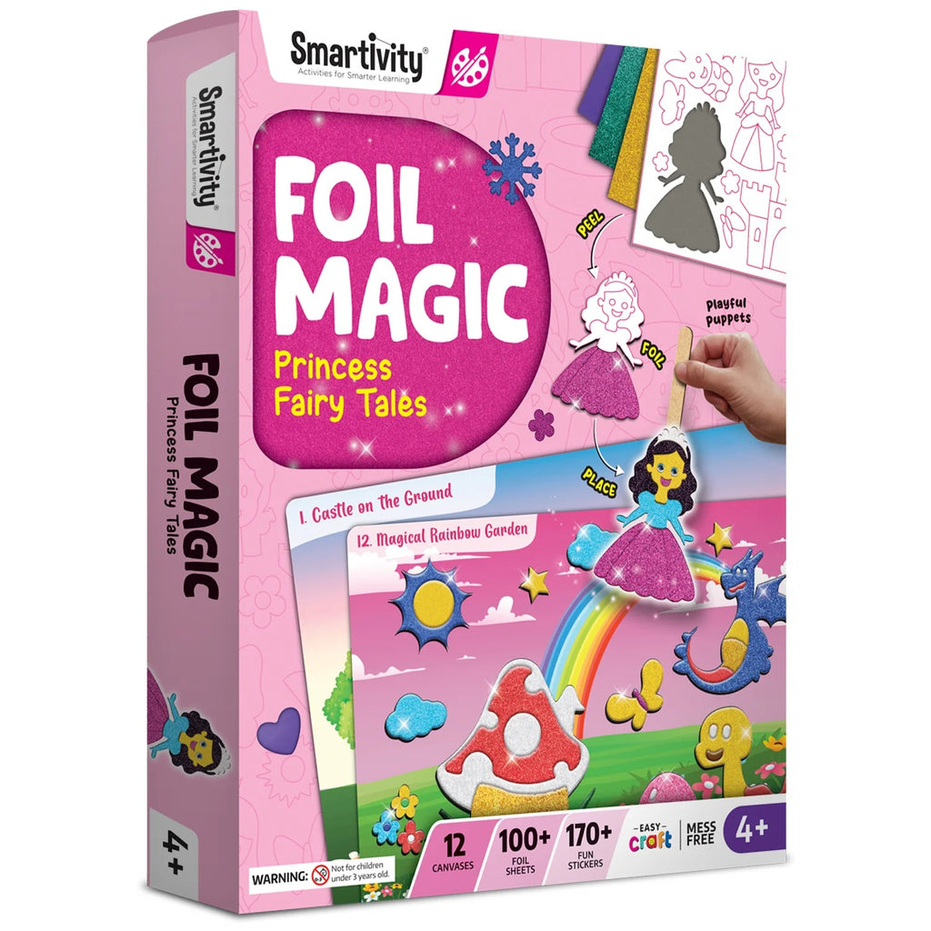 Smartivity Foil Magic Princess Fairy Tales 4-8 years DIY Activity Kit