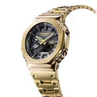 G shock gold full hot sale metal