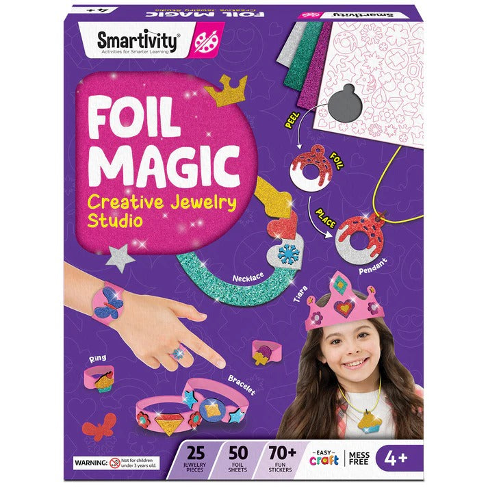 Smartivity Foil Magic Creative Jewelry Studio 4-8 years DIY Activity Kit