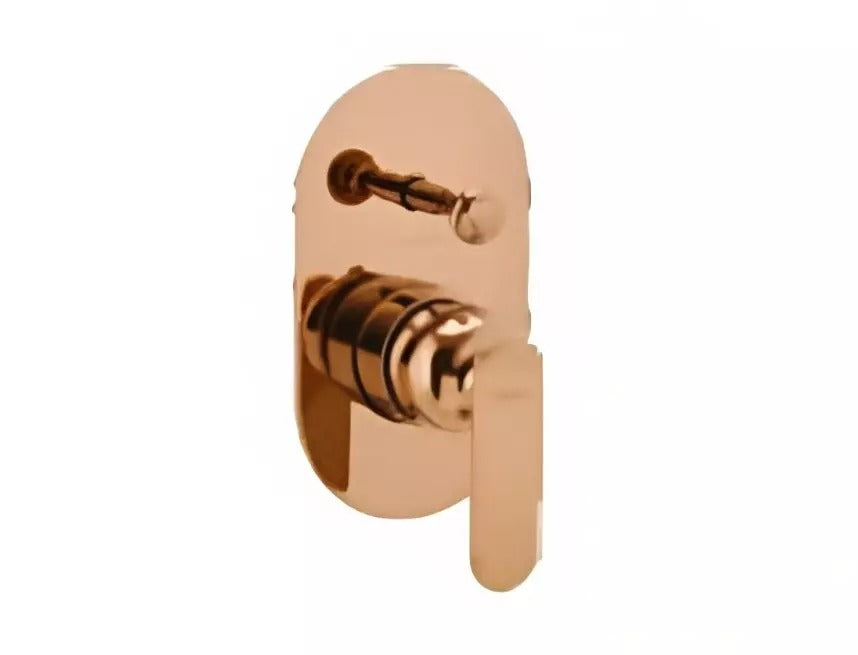 Cera Brooklyn Single Lever High Flow Concealed Diverter Exposed Part Rose Gold F1018721RG