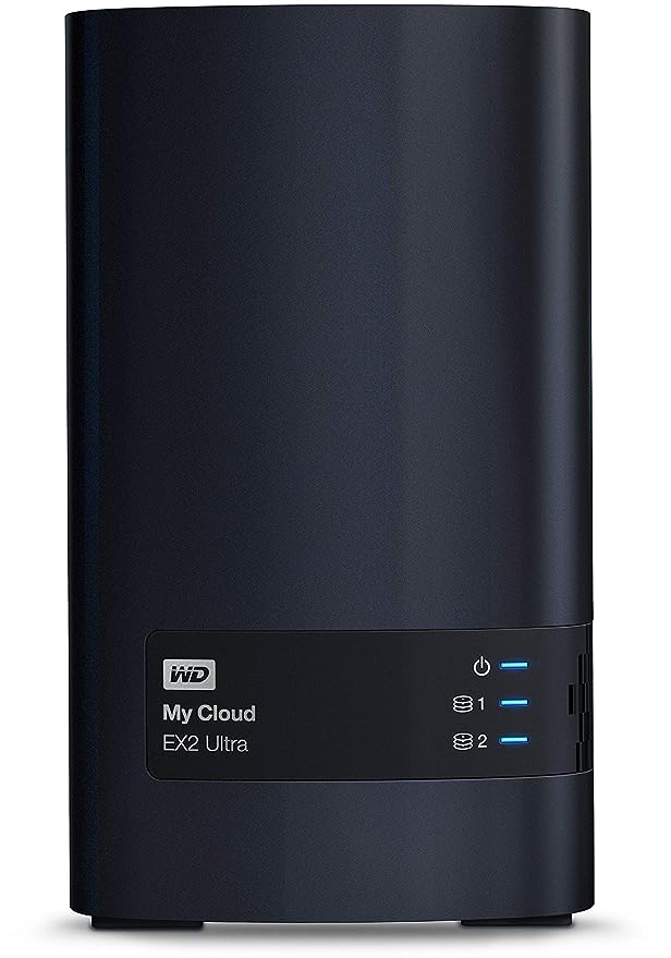 Open Box Unused Western Digital My Cloud EX Ultra 2-Bay Diskless Network Attached Storage 3.0 USB (Black) Western DigitalBVBZ0000NCH-BESN