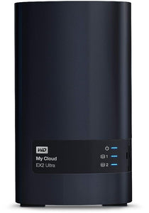 Open Box Unused Western Digital My Cloud EX Ultra 2-Bay Diskless Network Attached Storage 3.0 USB (Black) Western DigitalBVBZ0000NCH-BESN