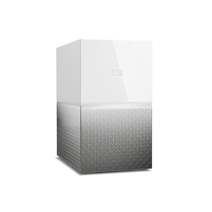 Open Box Unused WD My Cloud Home Duo WDBMUT0040JWT-NESN 4TB Network Attached Storage White