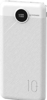 Open Box, Unused Gionee 10000 mAh Power Bank 18 W Fast Charging White Pack of 5