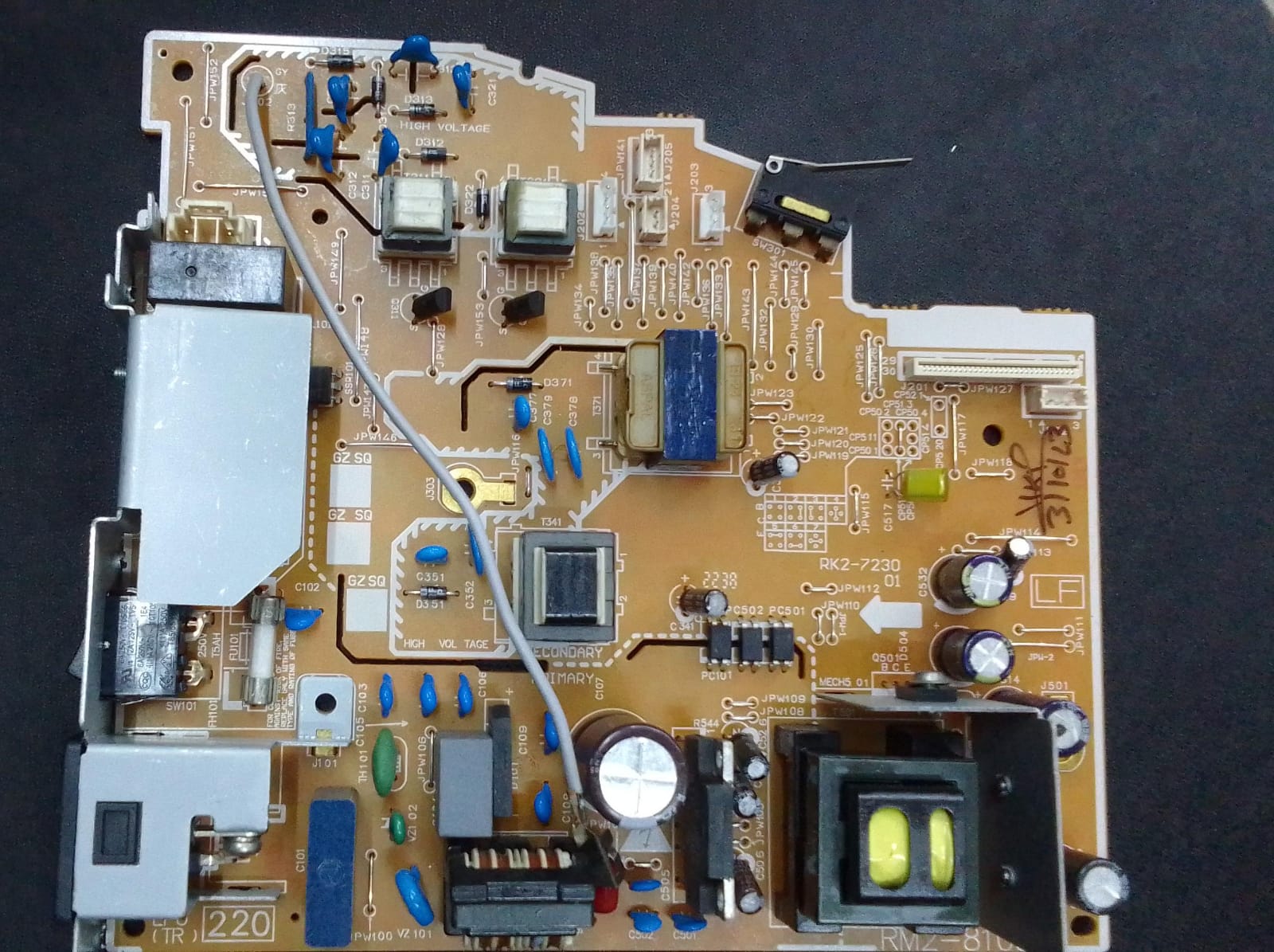 HP Laserjet 1005 Old Modal Power Supply Formatter Board