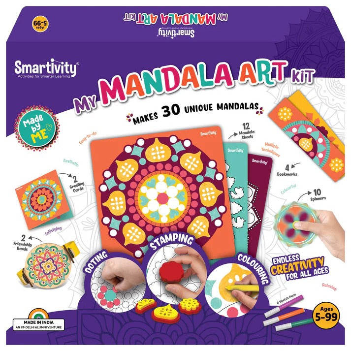 Smartivity My Mandala Art Kit 5 -99 Years DIY Activity Kit