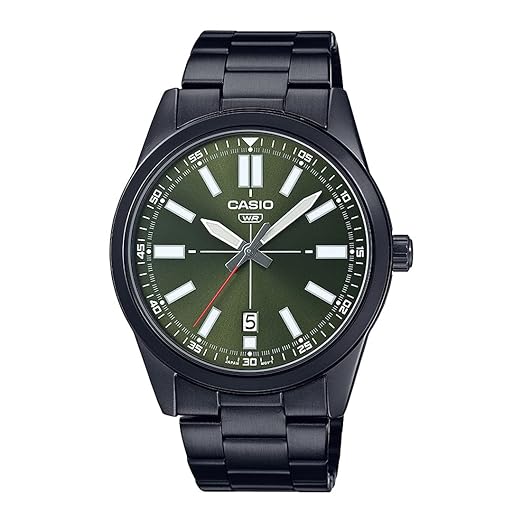 Casio Analog Green Dial Men's Watch A1942 MTP-VD02B-3EUDF