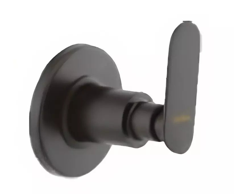 Cera Brooklyn Single Lever Stop Cock for 15 mm Pipe Line with Inner Head Matte Black F1018351MB