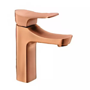 Cera Perla Single Lever Table Mount Basin Mixer Antique Copper F1012451AC