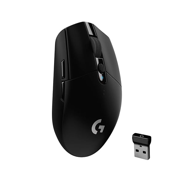 Open Box, Unused Logitech G304 Lightspeed Wireless Gaming Mouse, Hero Sensor, 12,000 DPI, Lightweight