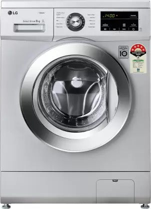Open Box, Unused LG 8 kg With Steam Fully Automatic Front Load Washing Machine with In-built Heater Silver FHM1408BDL