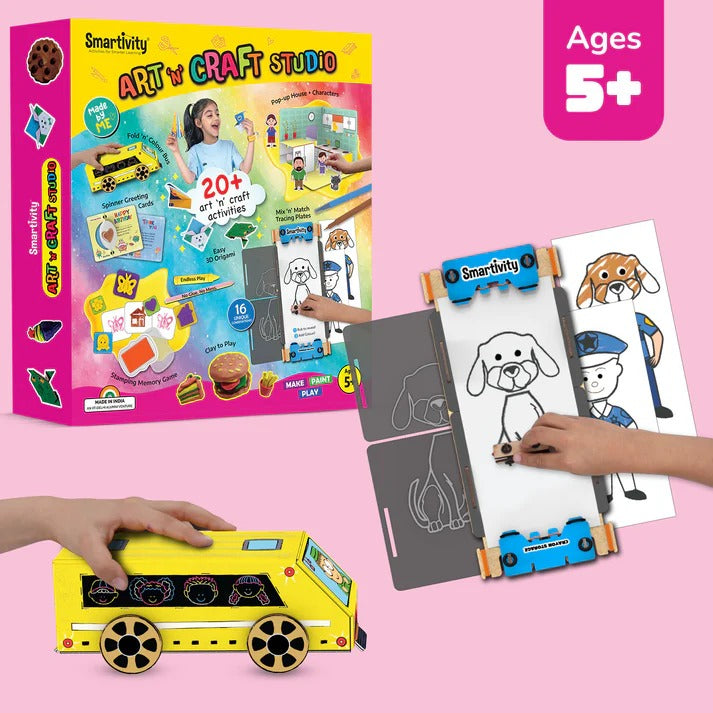 Smartivity Art n Craft Studio 5-8 years DIY Activity Kit