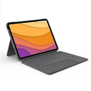 Open Box Unused Logitech Combo Touch iPad Pro 12.9-inch (5th, 6th gen 2021, 2022) Keyboard Case - Detachable Backlit Keyboard