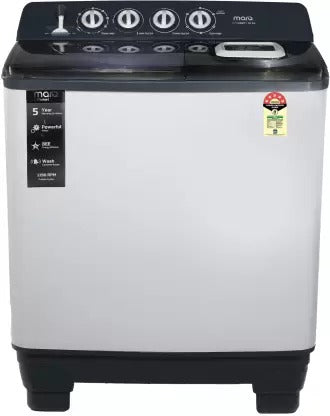 Open Box, Unused MarQ by Flipkart 10 kg 5 Star Semi Automatic Top Load Washing Machine White, Grey  MQSA10C5G