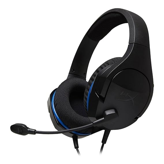 Open Box Unused HyperX Cloud Stinger Core Gaming Headset for PlayStation 4 and PlayStation 5, Over-Ear Wired Headset with Mic