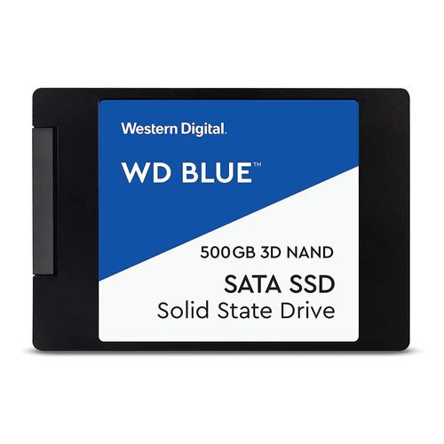 Open Box Unused Western Digital WD Blue 500 GB 2.5 inch SATA III Internal Solid State Drive WDS500G2B0A
