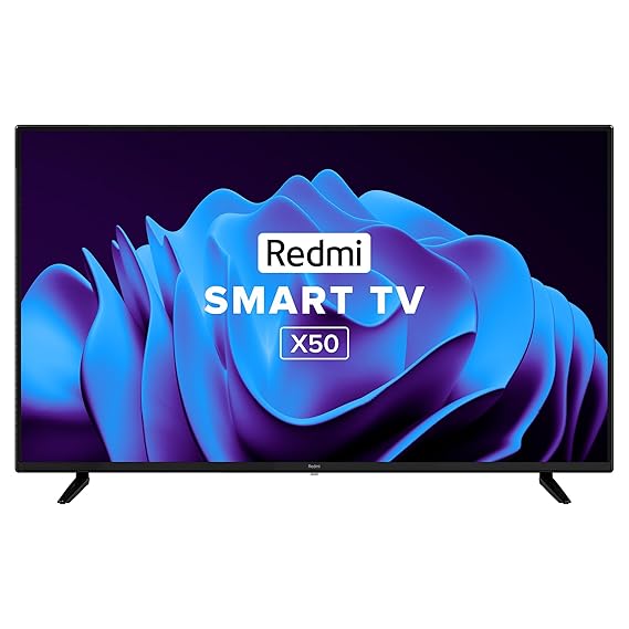 Open Box Unused Redmi 126 cm (50 inches) 4K Ultra HD Android Smart LED TV X50 L50M6-RA Black