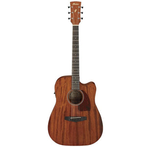 Ibanez PF12MHCE PF Performance Series Dreadnought Cutaway Electro Acoustic Guitar Open Pore Natural