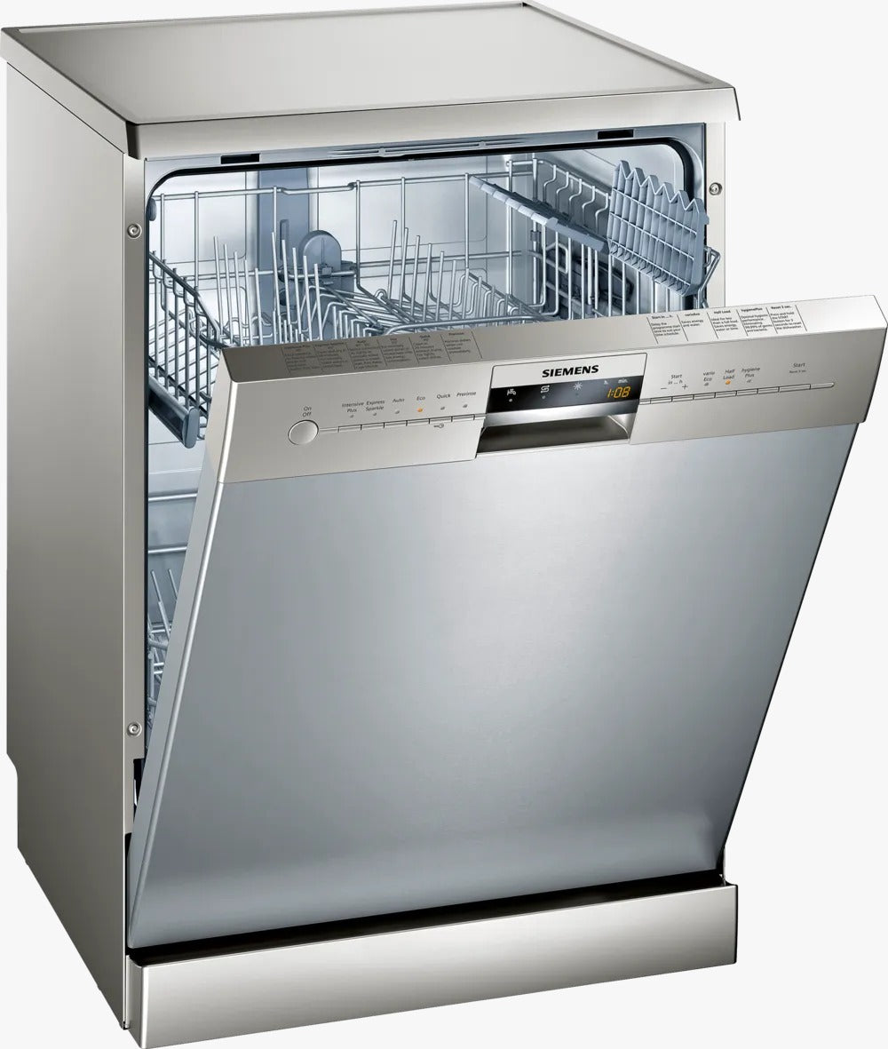 Siemens iQ500 Free-standing Dishwasher 60 Cm Brushed Steel Anti-fingerprint SN256I01GI