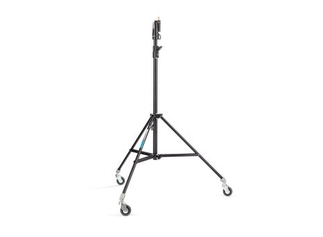 Manfrotto Alu Cine Air-Cushioned Stand with Leveling Leg Black, 7 Feet, 008BUAC