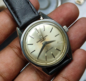 Vintage Favre-Leubra Geneve Sea - Chief Watch