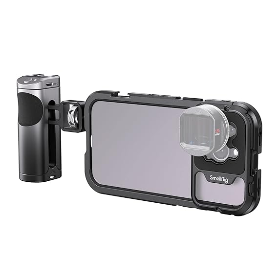 SmallRig Mobile Video Cage Kit Single Handheld for iPhone 14  Pro Max 4099