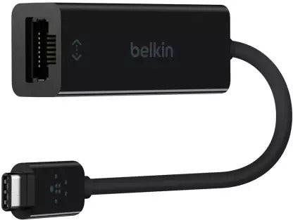 Open Box Unused Belkin USB-IF Certified USB Type-C to Gigabit Ethernet Adapter Black