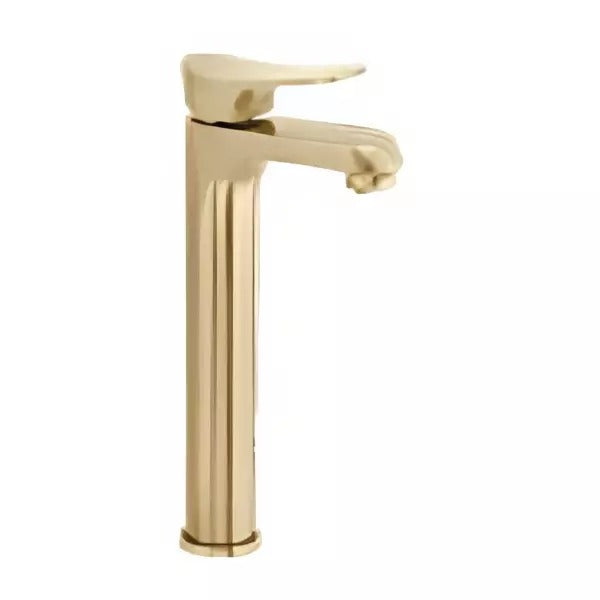 Cera Perla Single Lever Table Mount Basin Mixer Antique Brass F1012452BA