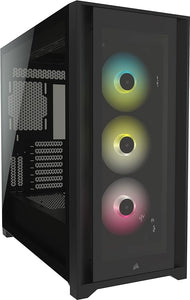 Open Box Unused Corsair iCUE 5000X RGB Tempered Glass Mid-Tower ATX Computer Case