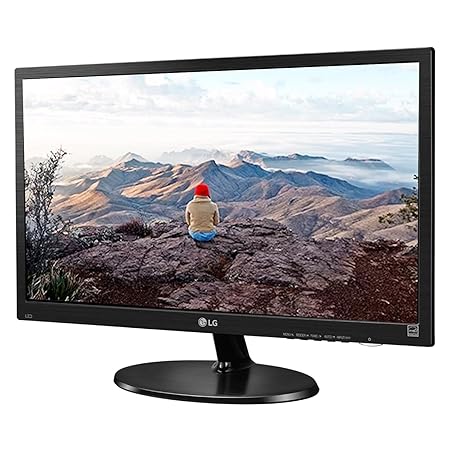 Open Box Unused LG 19M38HB, 19 Inch (47cm) 1366 X 768 Pixels, Led HD Ready Monitor, TN Panel with VGA, Hdmi Ports Black