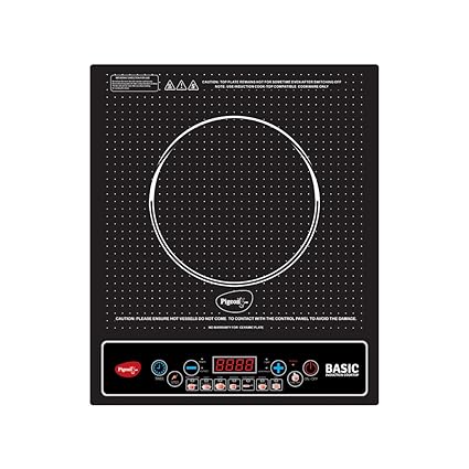 Open Box,Unused Pigeon Basic Induction Cooktop 1200 W, Auto-Shut off Soft Push Button
