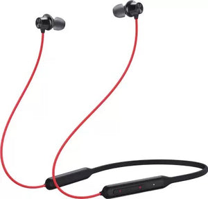 Open Box, Unused OnePlus Bullets Wireless Z Bass Edition Bluetooth Headset Reverb Red In the Ear