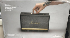 Open Box Unused Marshall Acton II 60 Watt Wireless Bluetooth Speaker Black