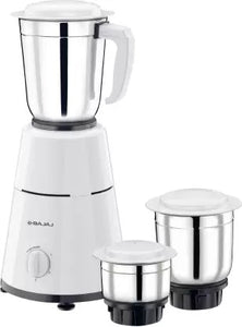 Open Box,Unused Bajaj Gx 1 500 W Juicer Mixer Grinder 3 Jars White