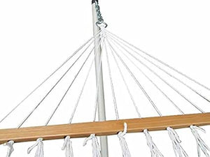 Hangit 11’ft X 48’’W Extra Wide Cotton Rope Hammock HSCRH 48