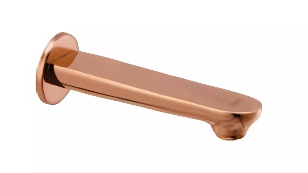 Cera Brooklyn Single Lever Wall Mount Bath Tub Spout with Wall Flange Rose Gold F1018661RG