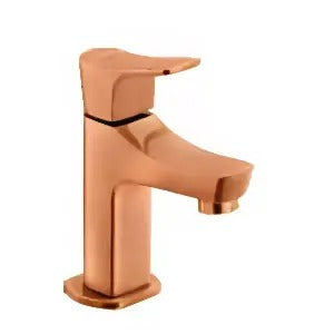 Cera Perla Single Lever Table Mount Pillar Cock with Aerator Antique Copper F1012101AC