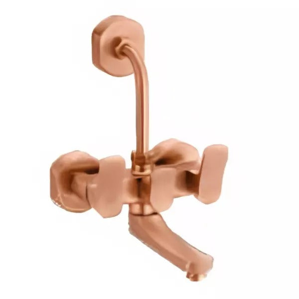 Cera Perla Three Lever Wall Mount Wall Mixer Antique Copper for Overhead Shower F1012401AC