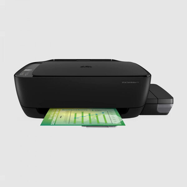 Open Box Unused HP Ink Tank 415 Wi-Fi Color Printer, Scanner & Copier with High Capacity Tank for Home/Office
